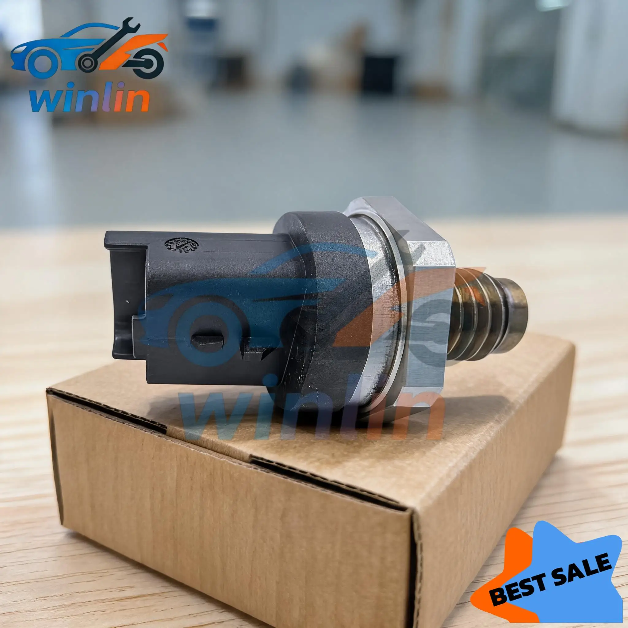 OEM 0281002797 9633310080 Fuel Rail Pressure Sensor for Peugeot 206/307/406 Citroen C5/C8/Xsara Suzuki Grand Vitara 2.0 HDi