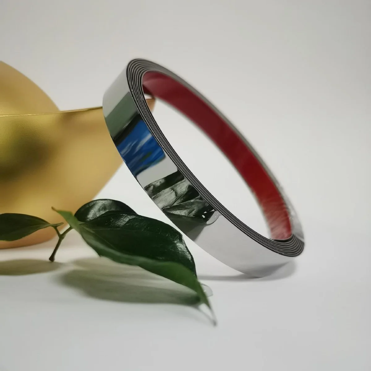 5-Meter Stainless Steel Decorative Strip, Molded Wall Decoration Tape, Flexible Self-Adhesive Background, Fireplace Edge Banding