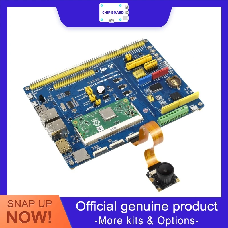 Waveshare IMX477-160 Camera Module, 12.3MP Wide Angle, 160° Lens, Raspberry Pi & Jetson Nano RDK Compatible