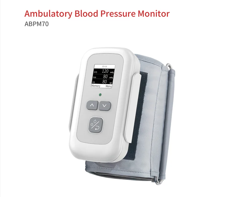 CONTEC Ambulatory Blood Pressure Monitor 24h Upper Arm NIBP Holter Machine ABPM70