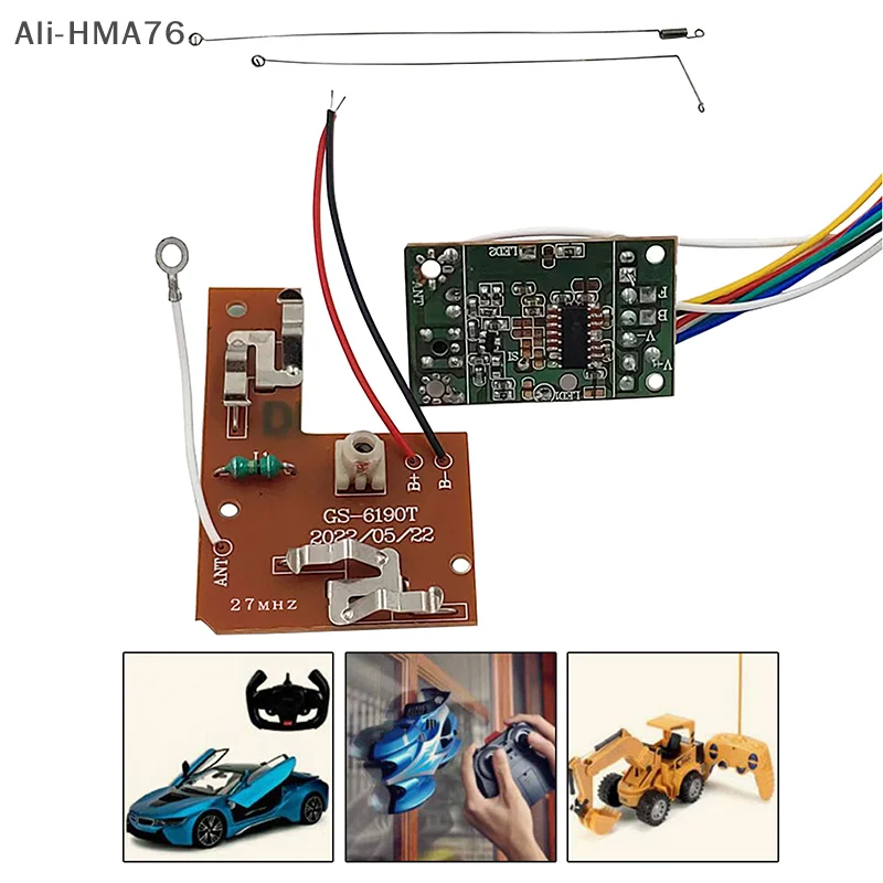 HMA76-1 Zestaw 27M/40M 4CH Obwód PCB RC Nadajnik radiowy Płytka odbiornika Części modyfikacyjne do pojazdów gąsienicowych Model samochodu RC