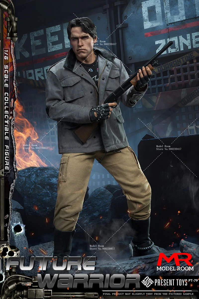 2024 Q3 PRESENT TOYS  PT-sp79 1/6 Future Warrior Arnold Schwarzenegger Double Head Sculpts Action Figure  Soldier Model