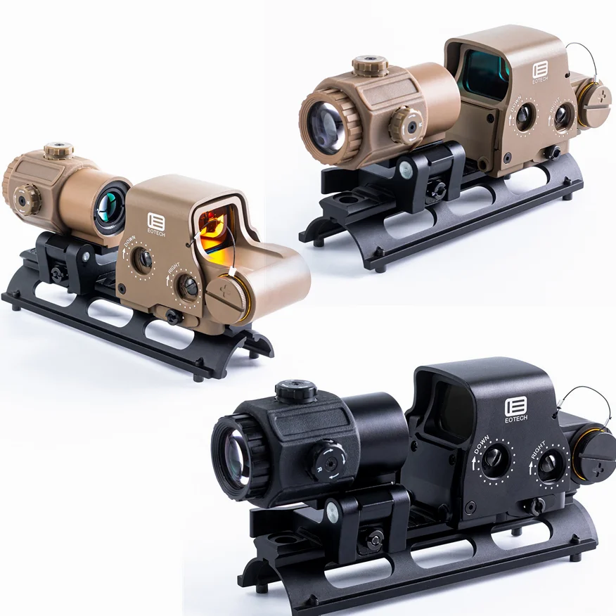 

558+G45/G43/G33 Holographic Collimator Sight Red Dot Optic Sight Tactical Hunting Gear W/20mm Rail Mounts&Quick Detach Lever