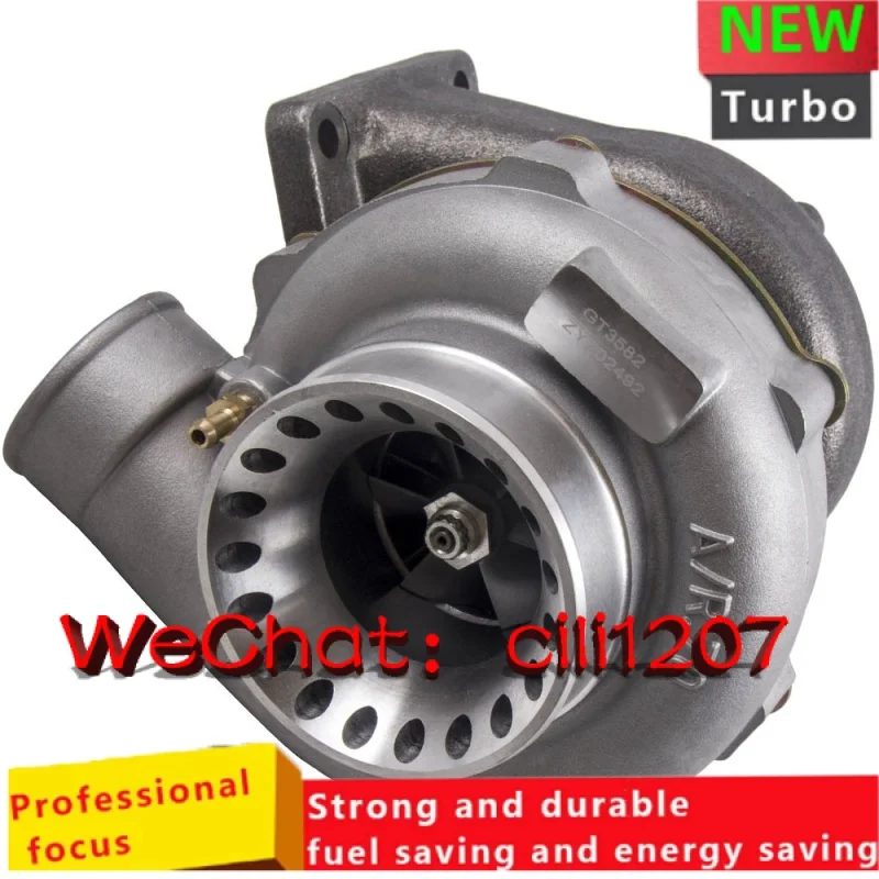 Anti-Surge GT3582R GT3582 T3 Flange .63AR 4 Bolt Water Cooled Turbo Charger .70 4 Bolts Anti-Surge Universal Turbocharger 600HP