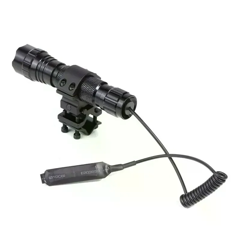 Remote Pressure Button Switch Case Controller Flashlight Switch Fit For 501B LED Torch Flashlight