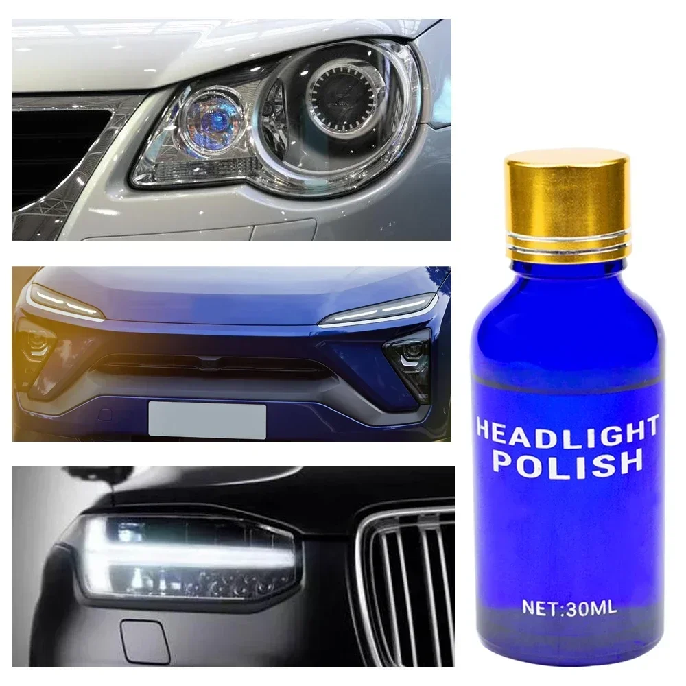 Headlight Refurbishment Fluid Car Headlights Liquid Polymer Headlight Chemical Polish Repair Fluid Scratch Repair Polishing Care