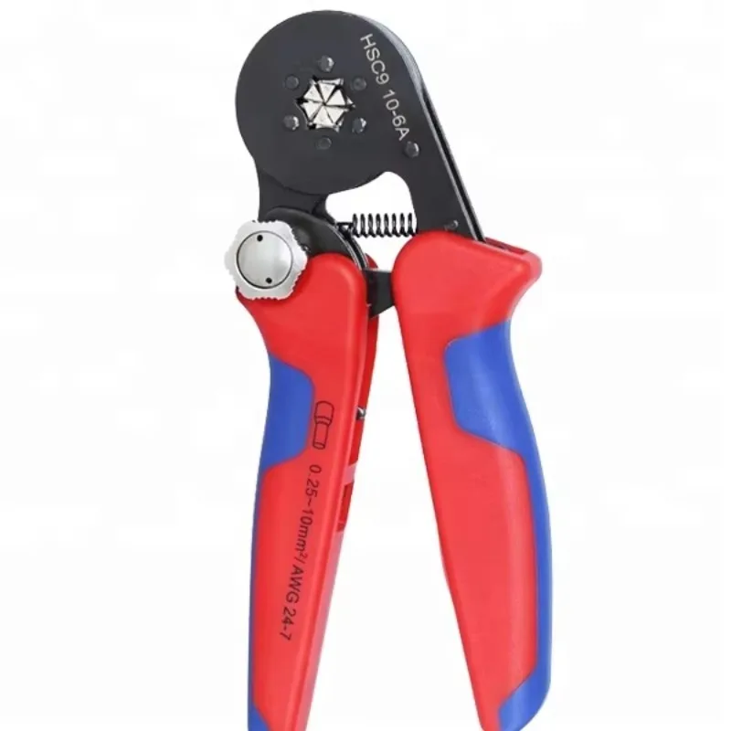 

HSC9 10-6A Mini Type Crimp Pliers 0.25-10mm2 Round Terminals Crimping