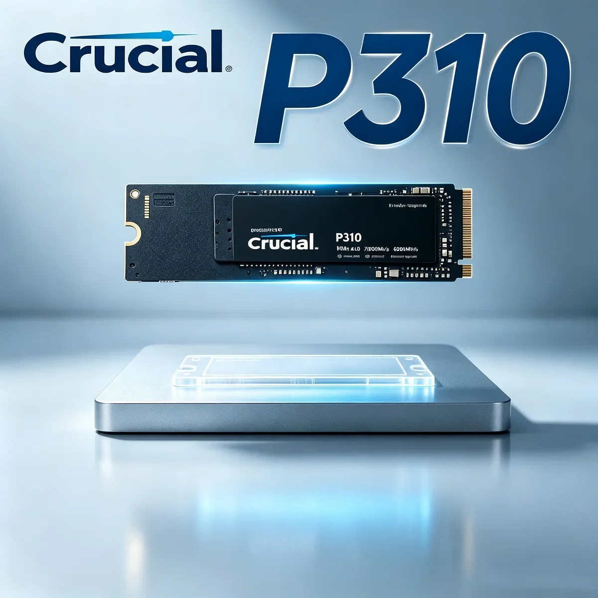 Crucial P310 P510 T710 M.2 2280 SSD PCIe Gen4 Gen5 NVMe SSD Unidade de Estado Sólido Interna 1TB 2TB 4TB para Jogos