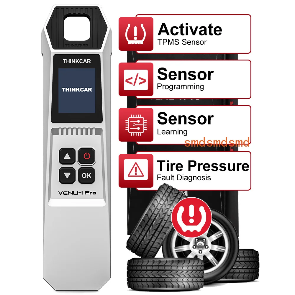 VENU-i Pro TPMS Programming Tool Tire Pressure Detector Diagnose/Activate/Relearn/Program Sensors, Work with Thinkdiag