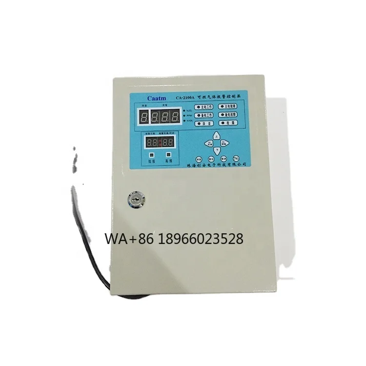 CAATM CA-2100A 4 channels Bus Transfer Digital display Wall-mounted gas alarm controller