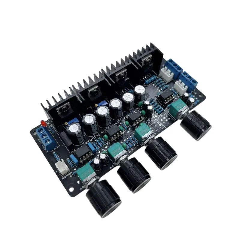 ترقية ne5532 الفئة أ لوحة نغمة تنظيمية عالية والمتوسطة تعديل باس HIFI عشاق الصوت مكبر كهربائي اللوحة الأمامية #4