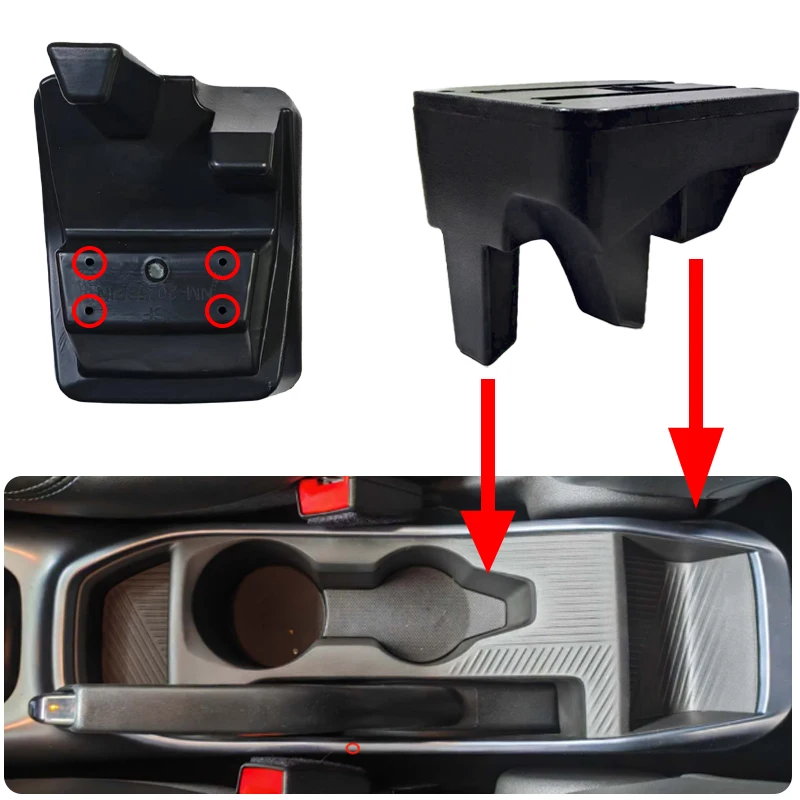 مسند ذراع السيارة لسيارة شيفروليه سبين 2025 2026 صندوق تخزين مسند الذراع لوحدة التحكم المركزية مع ملحقات داخلية للسيارة USB سهلة التركيب