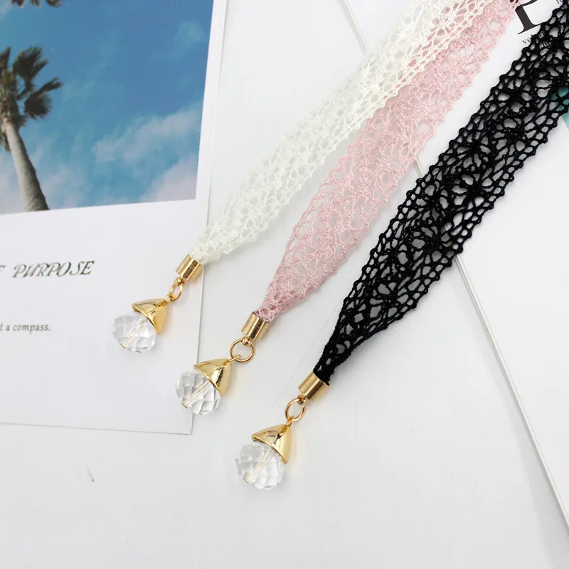 New Sweet Decorative Lace Waist Belts Pearl Pendant Clothing Accessories Chain Belt Elegant Dress Waist Chain for Women