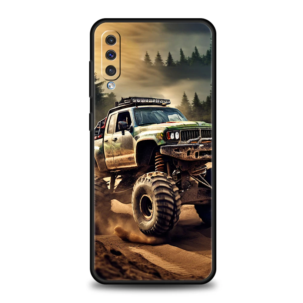 Off-Road Vehicle Phone Case for Samsung Galaxy A24 A13 A53 A73 A33 A22 A12 A02 A03 A05 A70 A50 A10 A20 5G Silicone Cover Shell