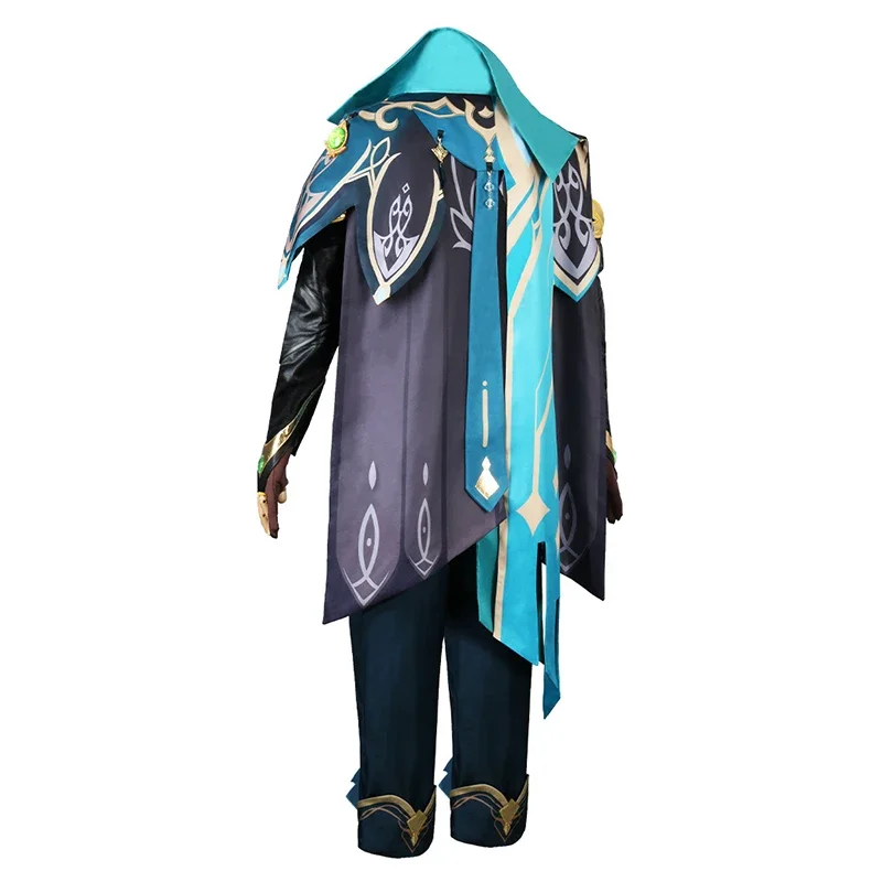 Al Haitham Cosplay Kostuum Mantel Spel Anime Genshin Impact Alhaitham Cosplay Outfits Pruik Mannen Uniform Halloween Kostuums Vrouwen