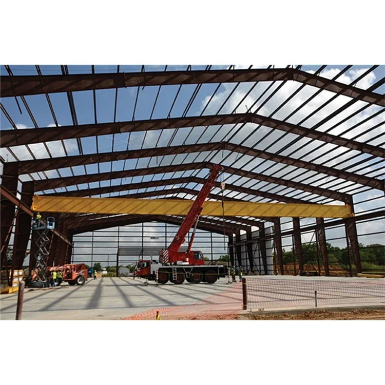 Frame Factory Direct Supplier Large Metal Warehouse/factory Industrial Shed Roof Steel Structure Chinese Steel Fabricated House