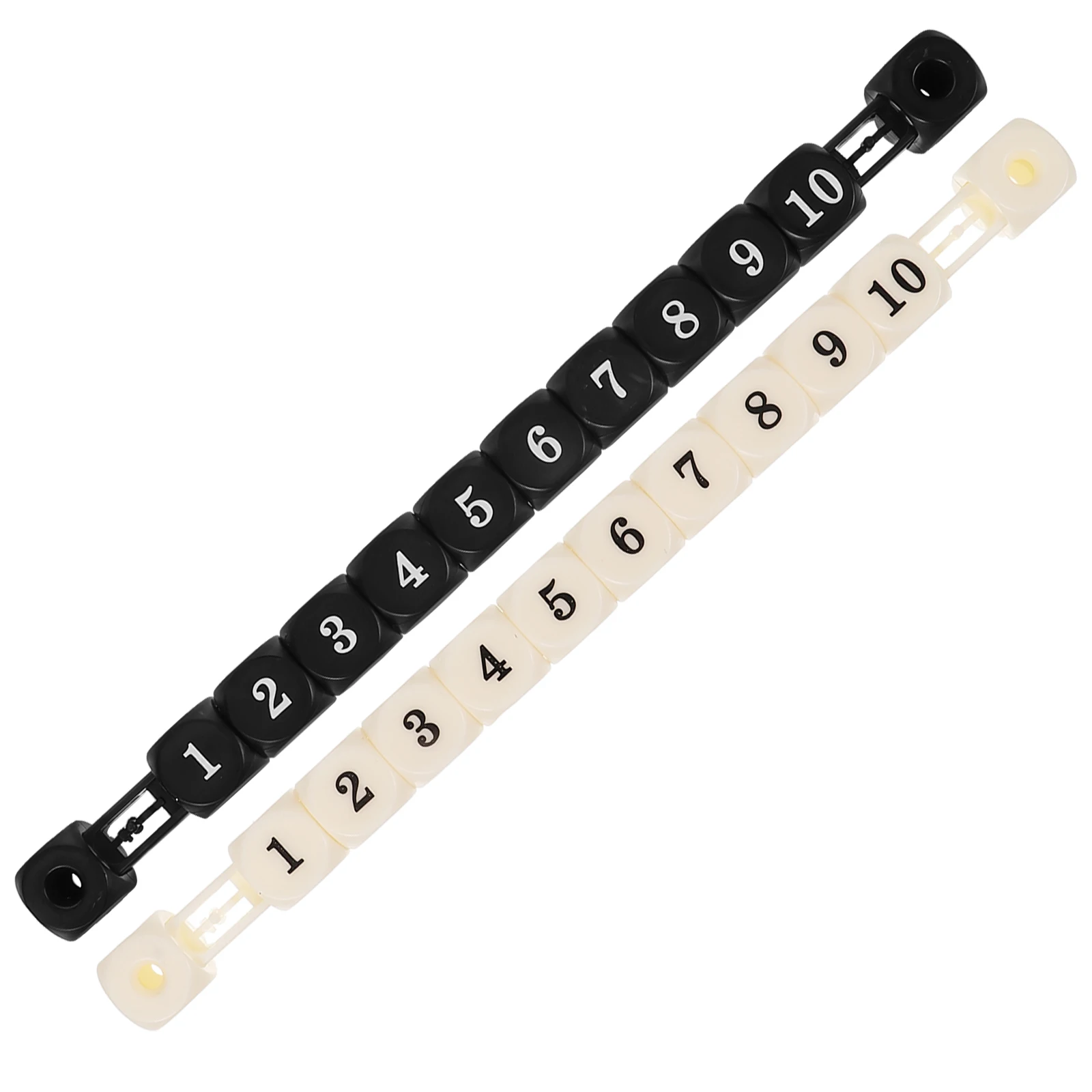 

2 Pcs Football Machine Square Scorer Child Function Plastic Foosball Accessories