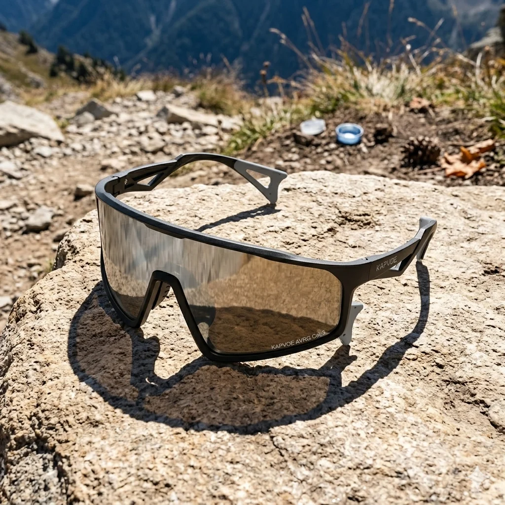 

Kapvoe 2026 New Hiking Eyewear Cycling Glasses Photochromic Sunglasses for Men UV400 Eyewear Sports MTB Bicycle Outdoor Goggles