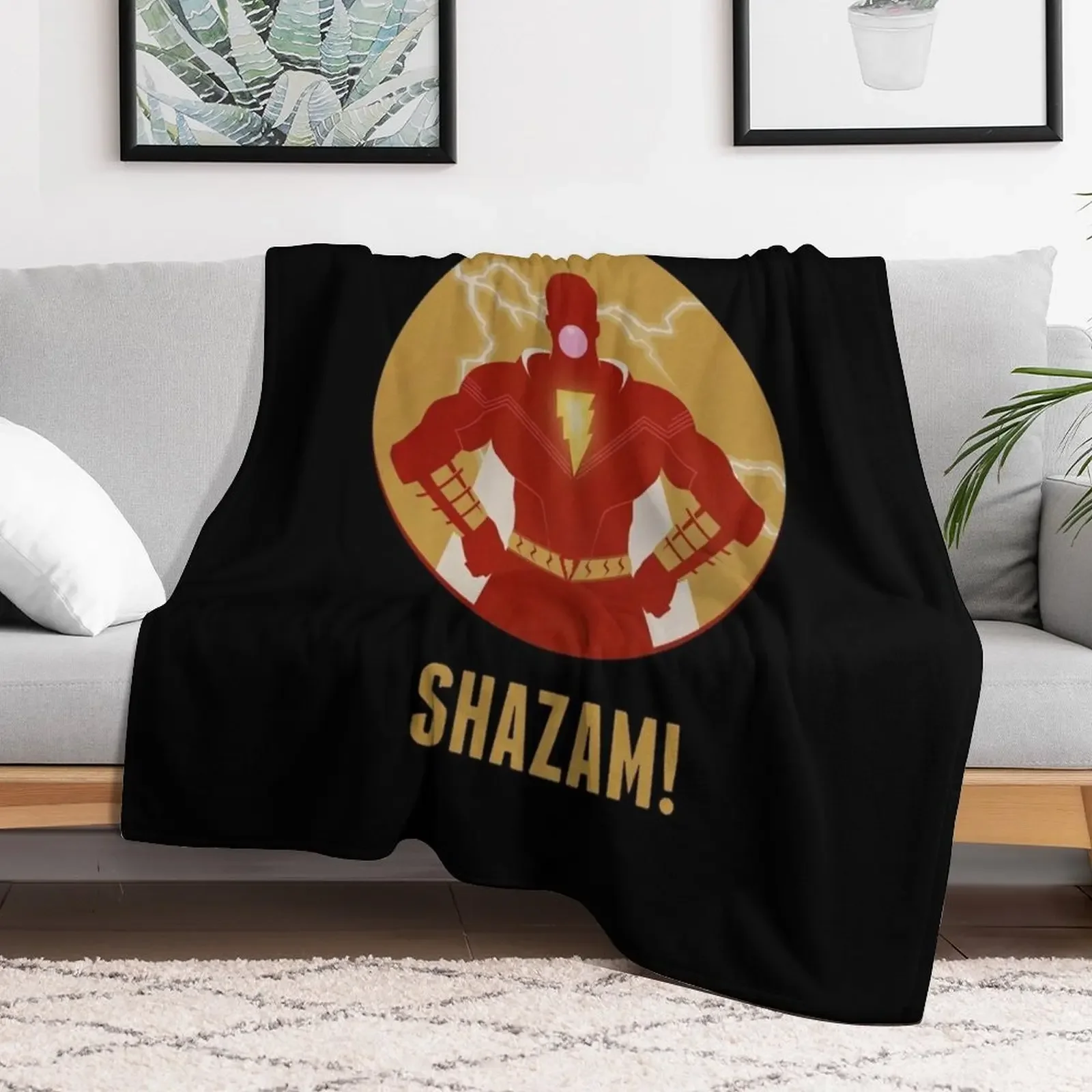 Shazam Reveals Throw Blanket Decorative Beds Weighted Blankets