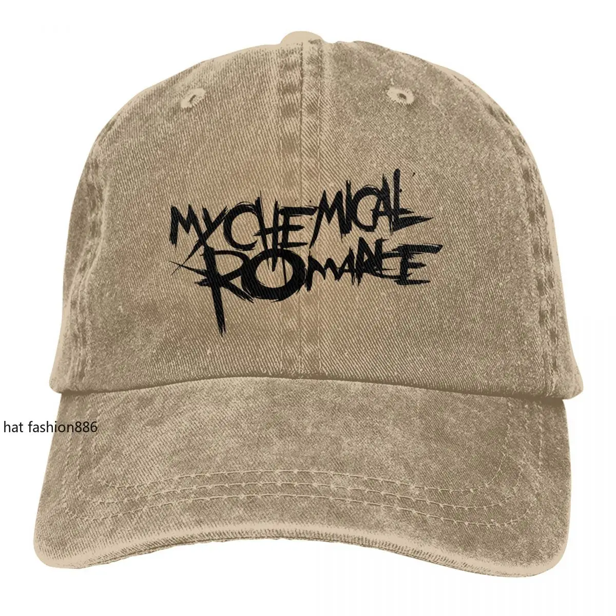 My Chemical Romance Baseball Cap Vintage Distressed Washed Sun Cap Unisex Style Outdoor Summer Unstructured Soft Hats Cap