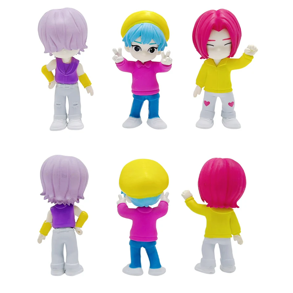 شيطان الصيادين أنيمي Kpop نموذج لجسم صندوق أعمى لعبة الكرتون الألعاب الأجهزة الطرفية مكتب الديكور جمع نموذج للطفل هدية