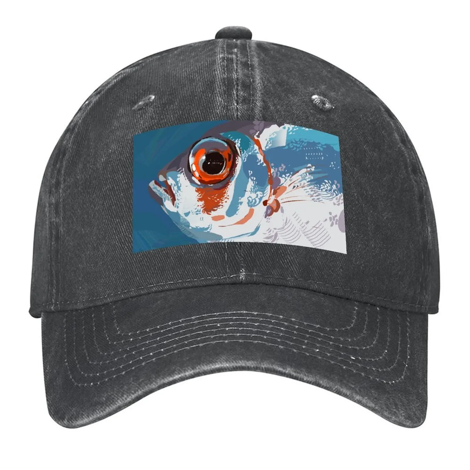

Fish Eye Baseball Cap Luxury Brand Horse Hat Anime Beach Outing For Women Men's