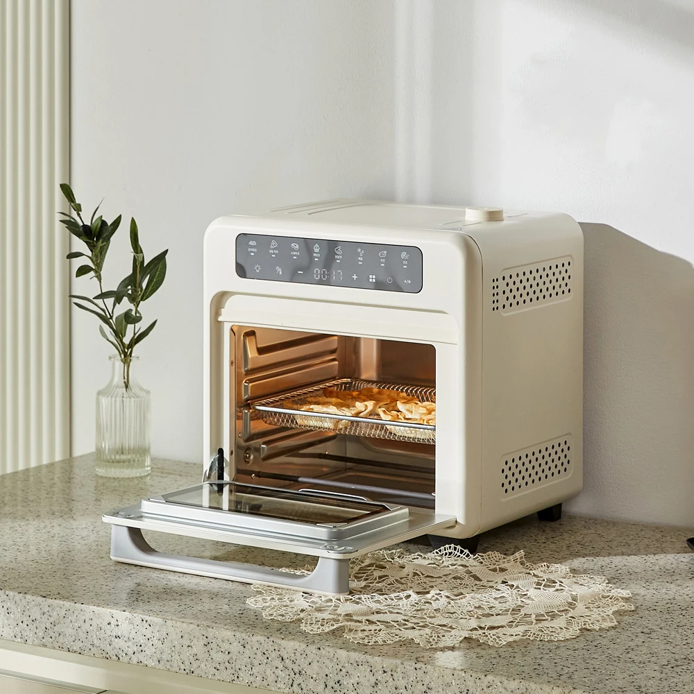 مقلاة هوائية رقمية من الفولاذ المقاوم للصدأ 304 بسعة 16 لتر