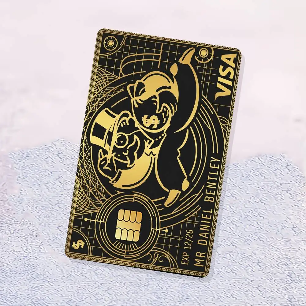 Billionaire Gift Ideas Millionaires Club Bank Credit Cards Bus Pass Stickers Cool Decoration Waterproof 4PCS Card view 5