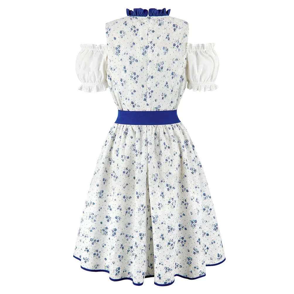 Completo da donna Oktoberfest costumi bavaresi per adulti abiti Cosplay di Halloween abbigliamento da birra femminile Costume da festa in maschera fantasia