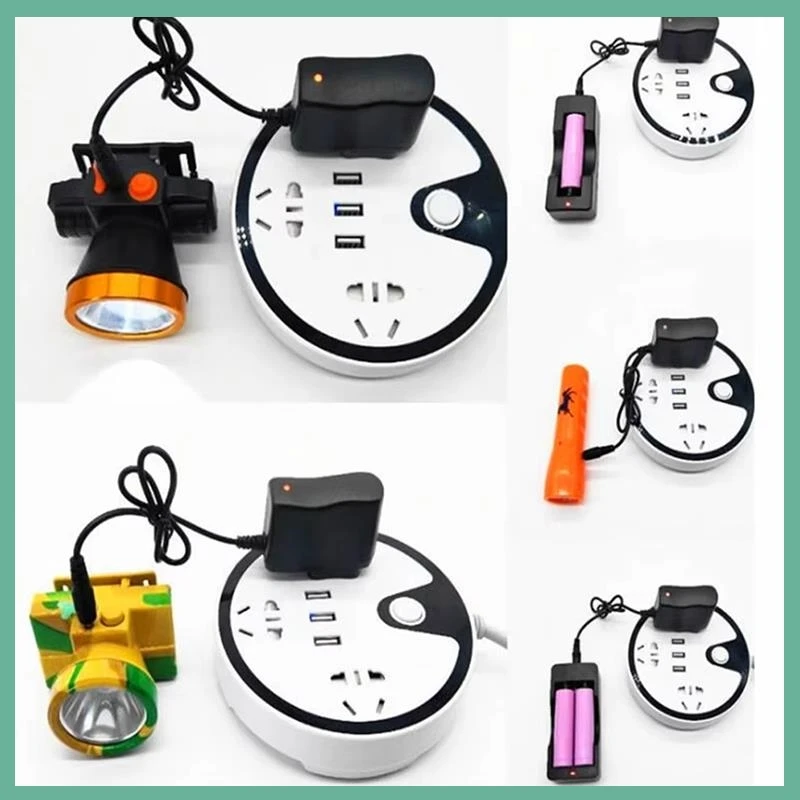 DC 4.2V 500mA 3.5mm US Plug Smart Charger 18650 Rechargeable Battery Power Adapter Travel Charger For Led Flashlight Torch E3