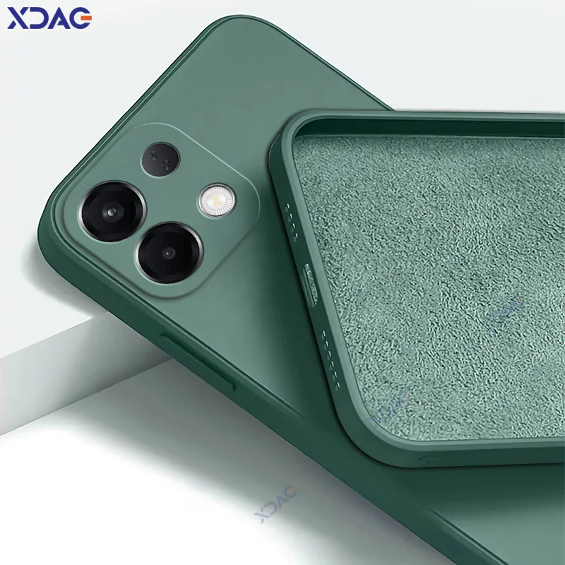 Оригинальные квадратные чехлы для телефонов из жидкого силикона для OPPO K13 OPPOK13 5G CPH2729 PLD110, 6,67 дюйма, мягкие противоударные сумки с защитой от падения