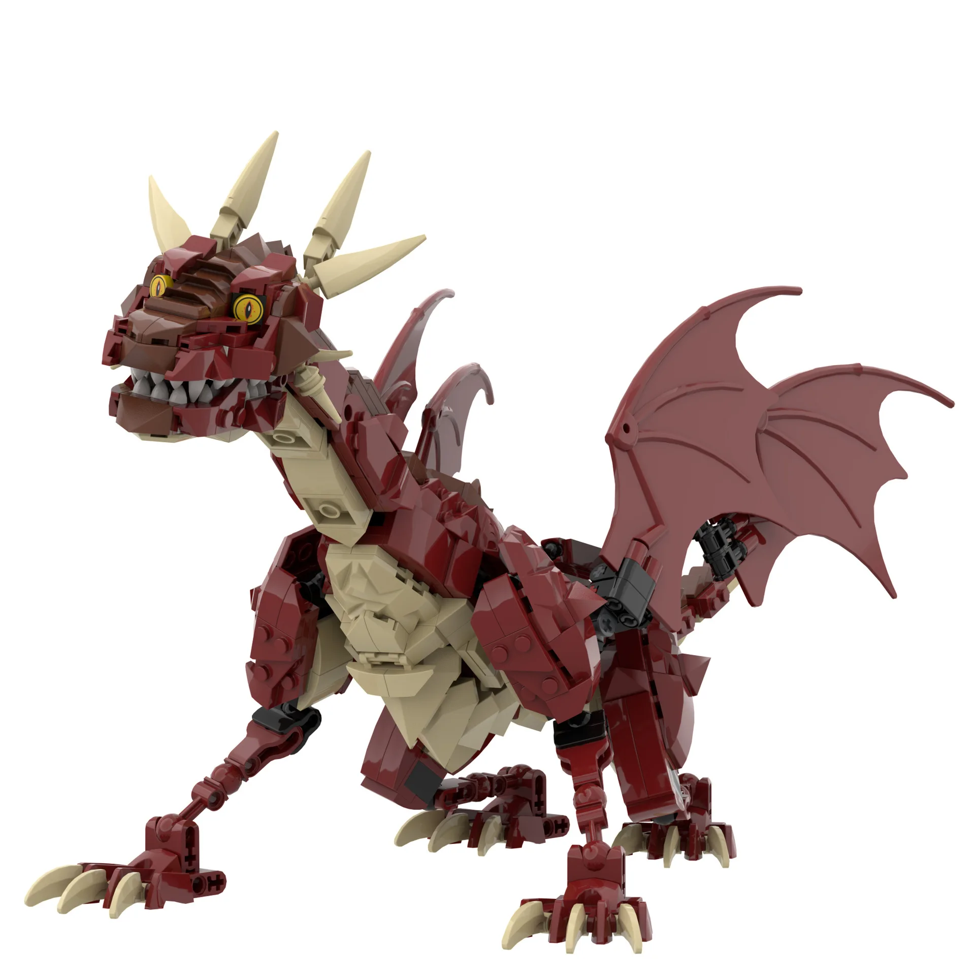 

Classic Role Playing Games DD Monster Mecha Model Building Blocks War Dragon Battles in The Wilderness Kids Gifts Assemble Toys