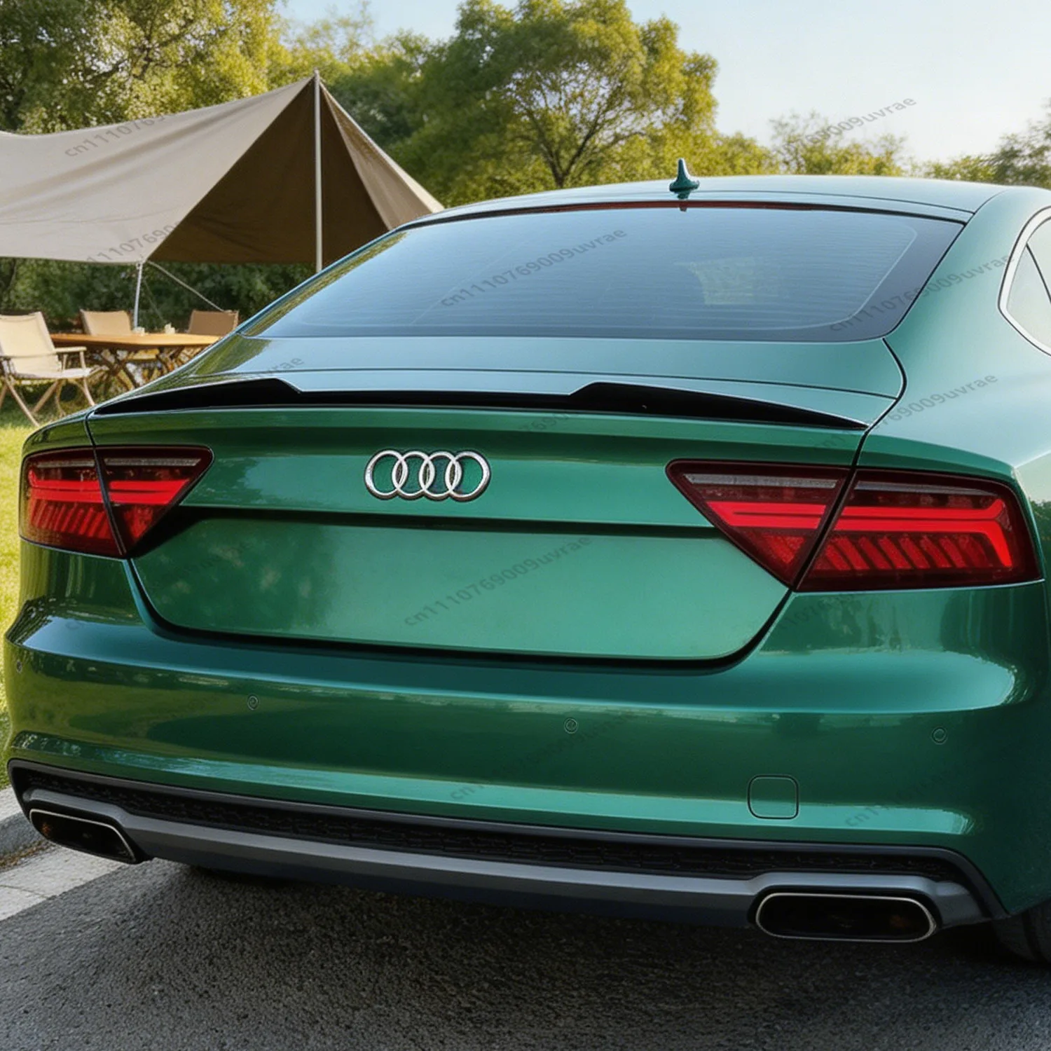 

Gloss Black V Style ABS Rear Spoiler For AUDI S7 A7 RS7 C7 4G TFSI TDI S-line 2011-2017 Rear Trunk Tail Wing Bodykits Tuning