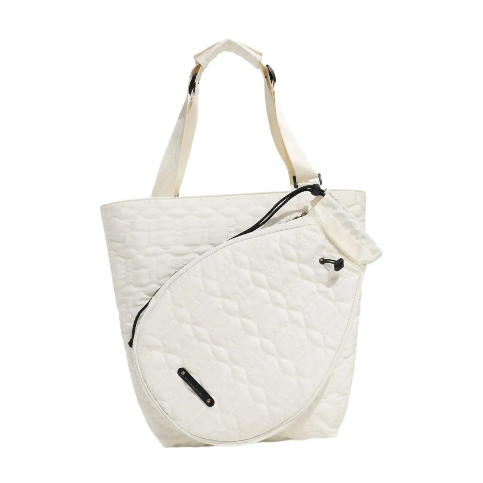 

Tennis Tote Bag Badminton Bag Large Capacity Storage Fitness Sport Adjustable Handle Tennis Racquet Bag Pickleball Racket Bag