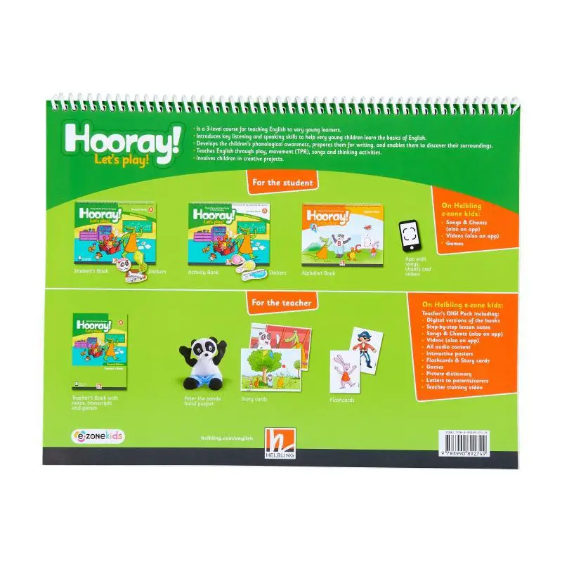 Hooray Lets Play 2nd Ed Activity Book  Level A Herbert Puchta HELBLING Publishing House 9783990892749 Book