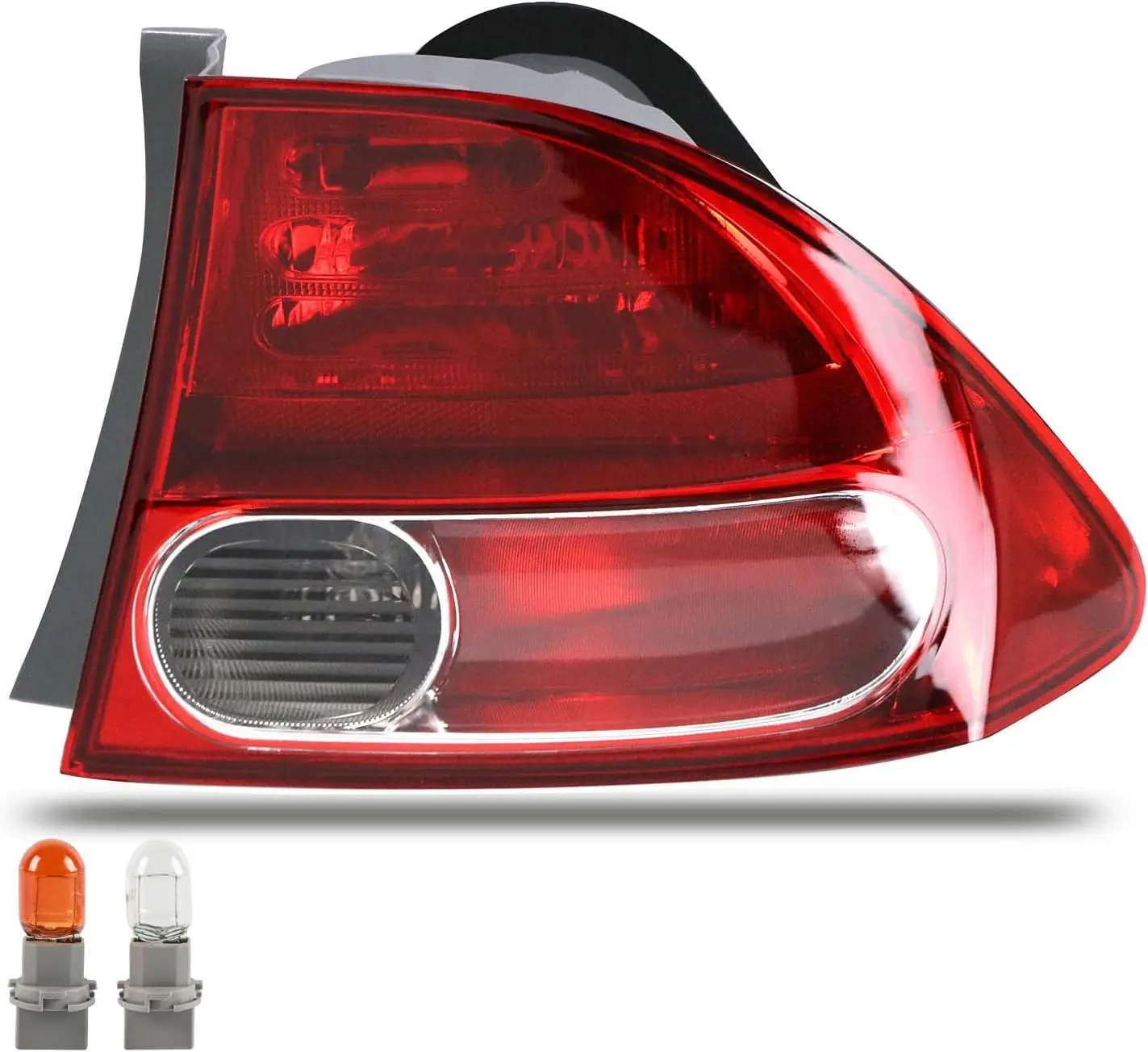 

Tail Light Assembly for 2006-2008 Honda Civic 4D Sedan Right Side with Bulbs 33501SNAA02