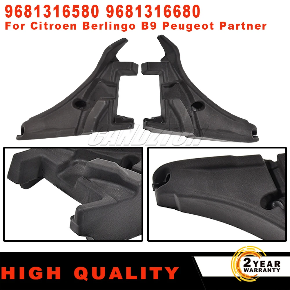 

For Citroen Berlingo Peugeot Partner New Front Windshield Wiper Cowl Extension Trim Cover 9681316580 9681316680 car accessories