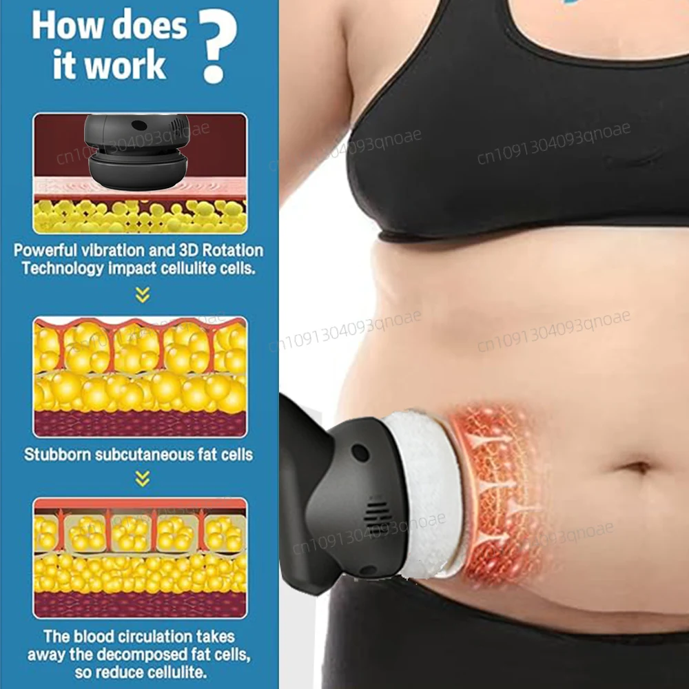 

Fascia Muscle Vibration Massage Fitness Fat Burner Massager Physiotherapy Anti-Cellulite Body Slimming vibrating Penetration