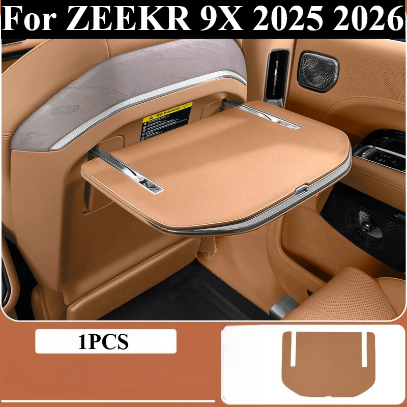

For ZEEKR 9X 2025 2026 Car Seat Back Tray Table Leather Protector sticker Anti-Scratch Pad Interior Modification Accessories