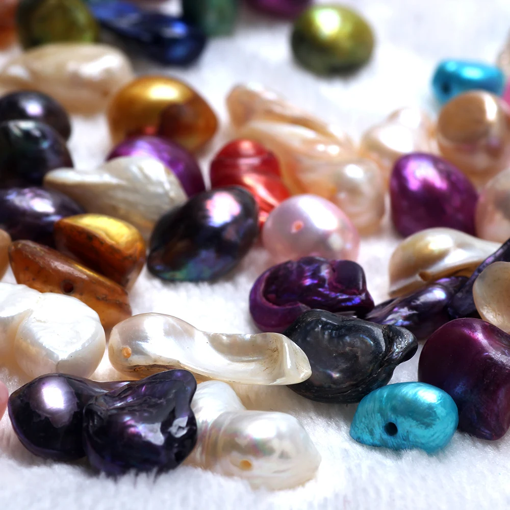 

40PCS Natural Pearls With Irregular Scattered Beads DIY Necklace/Bracelet/Earrings Making Jewelry