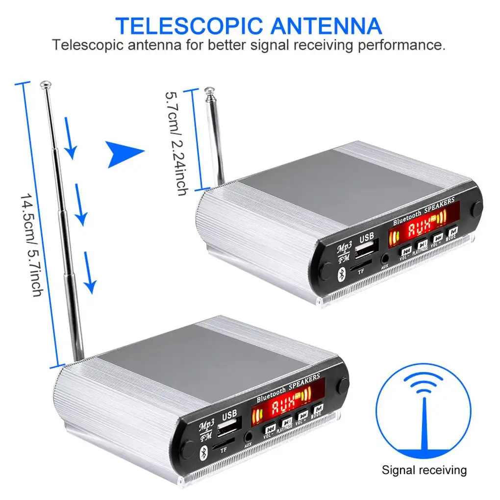 Zdalnie sterowanym samochodowym dekoder MP3 uniwersalny 12V bezprzewodowy dekodowanie Audio modyfikacja akcesorium pojazdu