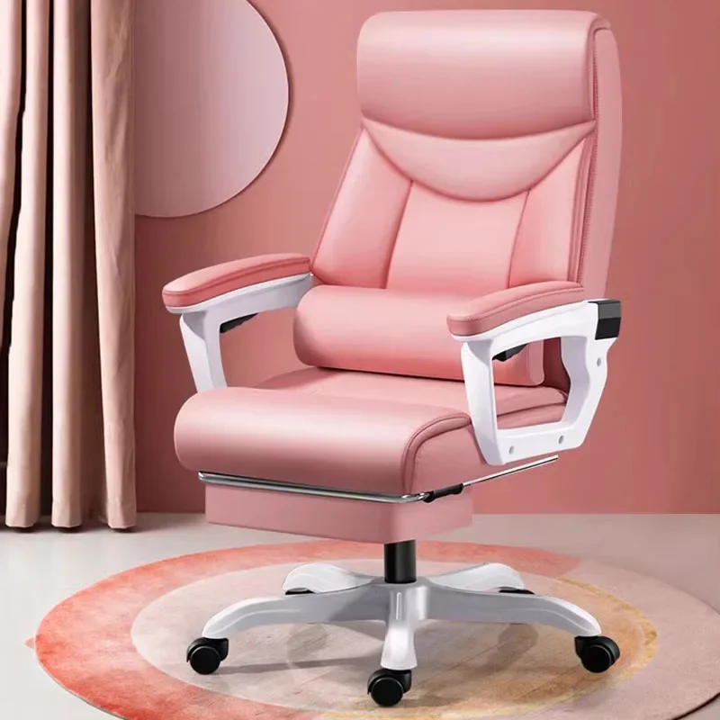 

Leather Luxury Office Chairs Computer Floor Ergonomic Gaming Mobile Massage Office Chair Nordic Silla Furniture