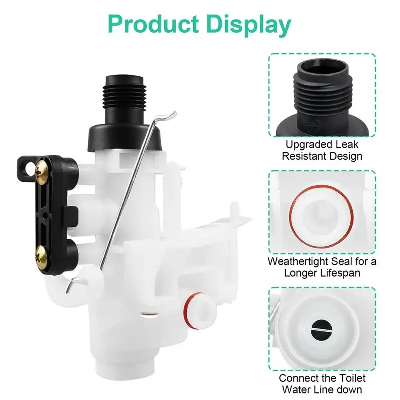 For Thetford Aqua Magic V Toilet Water Valve Module Assembly 31705 For RV-X67A
