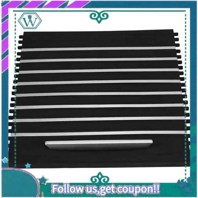 aa92-センターコンソールカバーウォーターカップホルダースライディングローラーブラインドカーアクセサリー用-bmw-x5-f15-x6-f16-51169251973