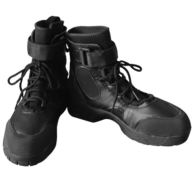 أحذية إنقاذ مقاومة للماء غير قابلة للانزلاق بسعر الجملة، مناسبة لأحذية منطقة المياه، المعدات الأساسية لعمال الإنقاذ