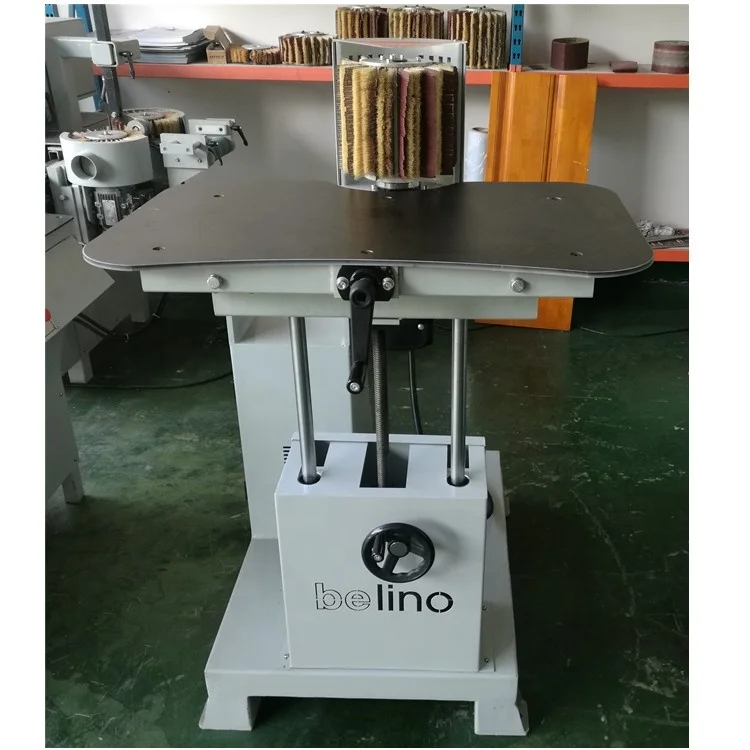 Pour Mini fil de bois brosse verticale ponceuse et polisseuse Machine ponceuse à bande pour le bois