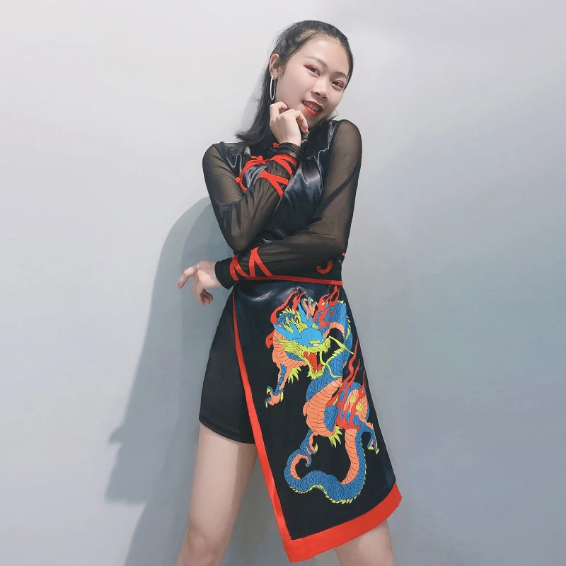 زي رقص الجاز للنساء، ملابس أداء الهيب هوب للشارع، مجموعة أزياء أنيقة للمسرح للسيدات، مجموعة صيف 2020 #3