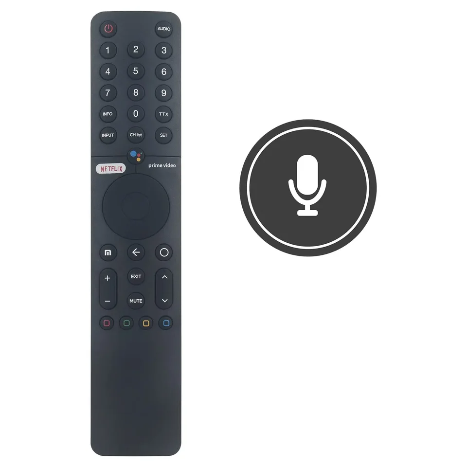 Telecomando Vocale XMRM-010 Per Xiaomi Smart TV – Compatibile Con P1, Q1, 4S, 4A E Modelli L32/L43/L55/L65