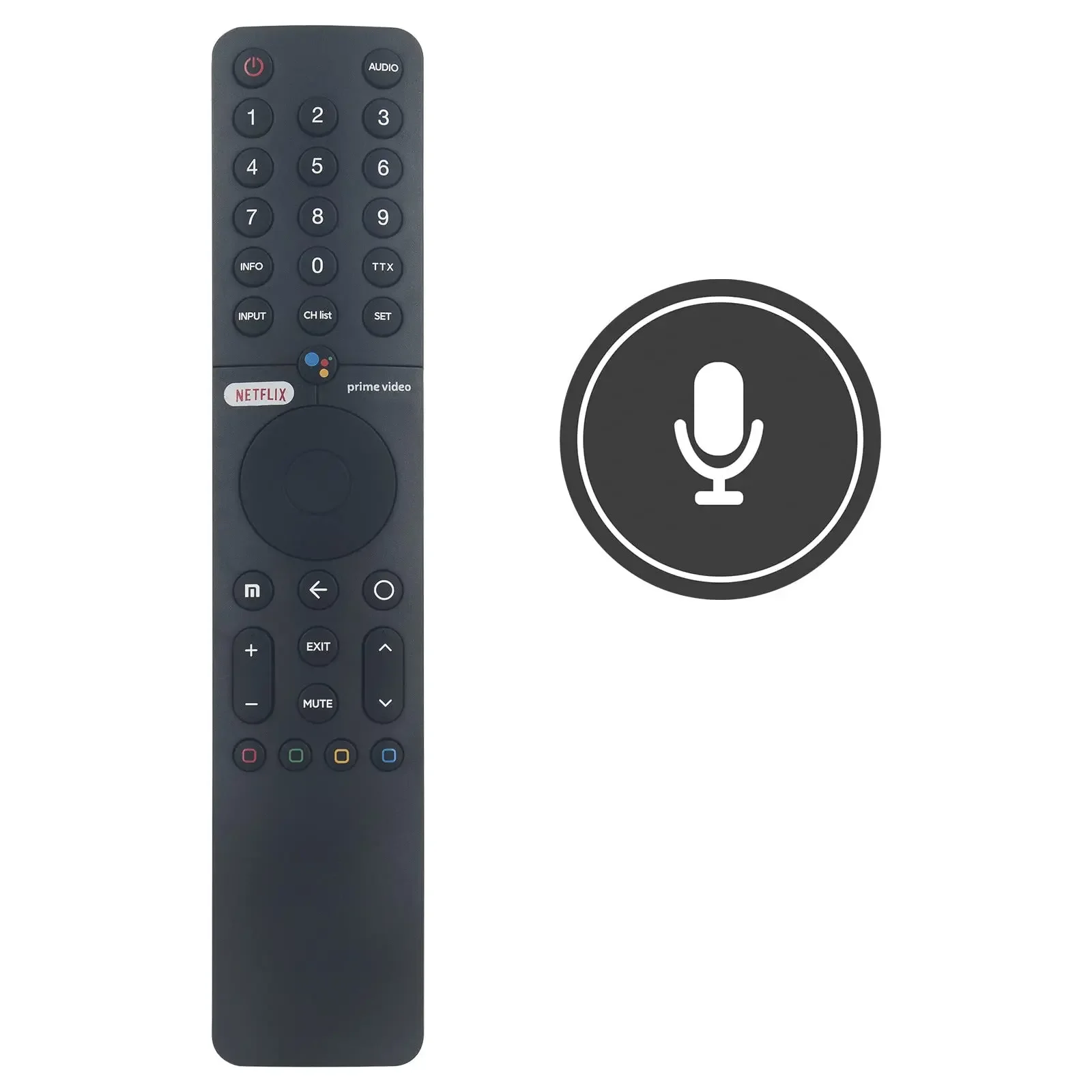 XMRM-19 360℃ Bluetooth Voice Remote Control for Xiaomi Mi TV Android 4K P1 Q1 Smart TV Fit for L32M6-6AEU L43M6-6AEU L75M6-ESG 