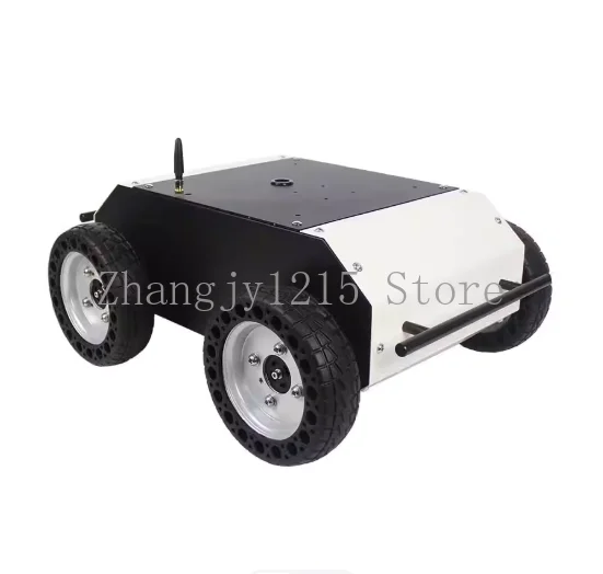 Robot Car Four-Wheel Drive Chassis Light-Built 4-Wheel Independent Suspension Charging Station Radar Mapping Navigation